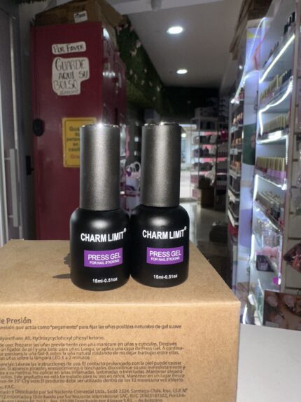 Press Gel charm limit  envase negro aprobado